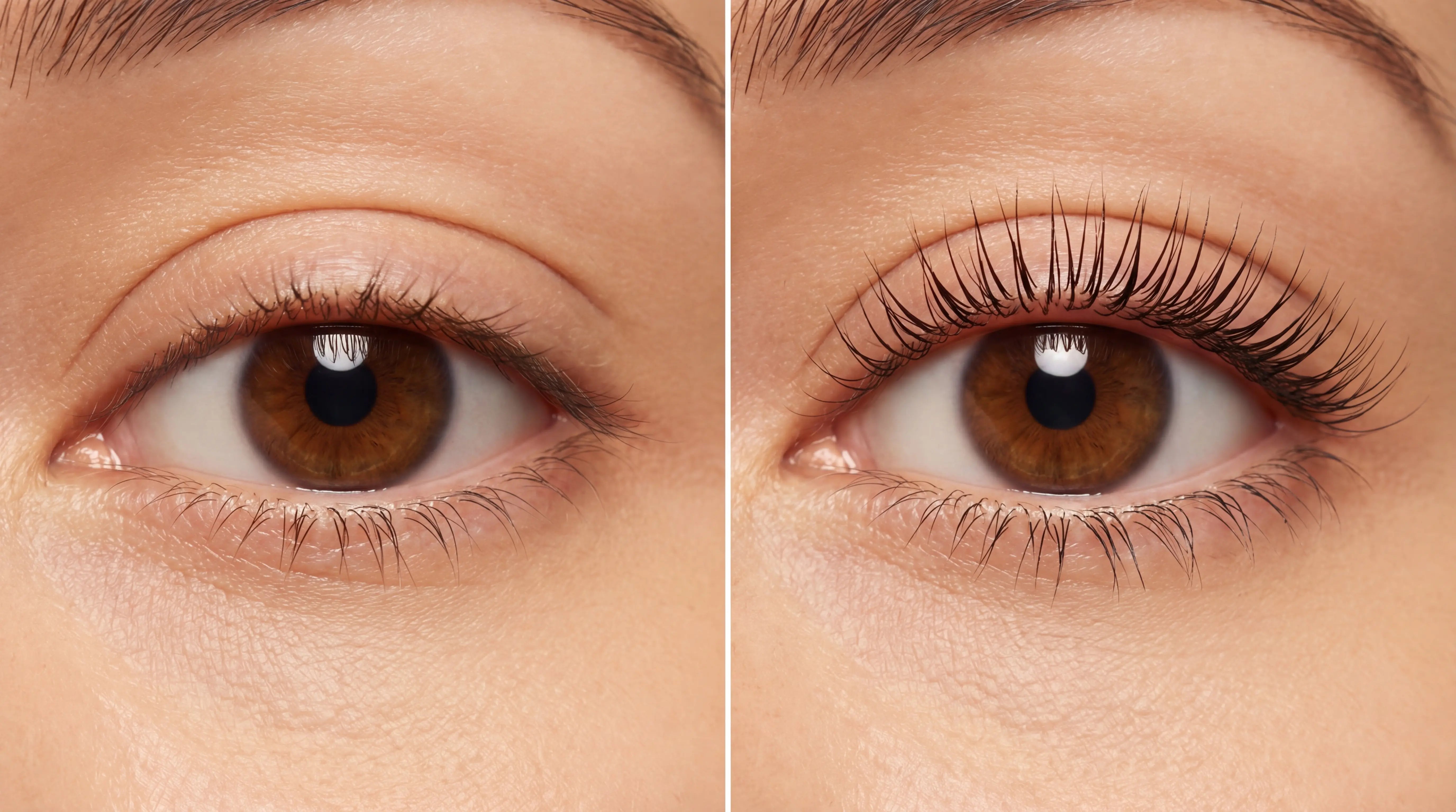 SKYNE Lash Lift before and after results